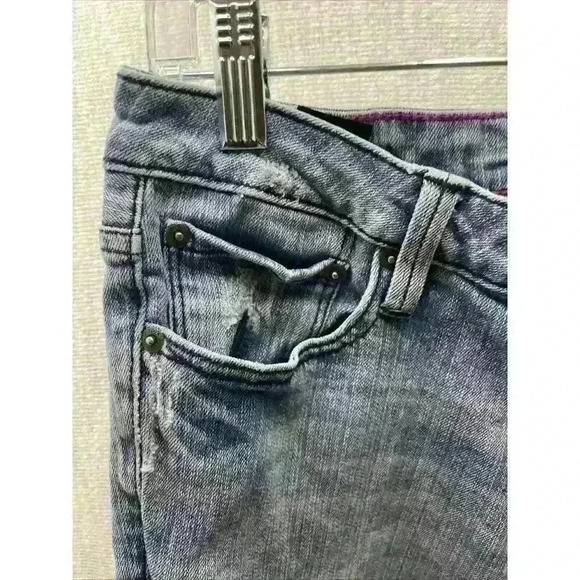 Vintage Fox Racing Distressed Jeans Size 13 - Picture 7 of 16